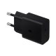 Samsung Gyári USB-C 25W Telefon és Tablet Töltő, Adapter, Fekete (EP-TA800EBE)