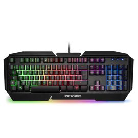   Spirit of Gamer PRO-K5 RGB világítós magyar kiosztású gamer billentyűzet (CLA-PK5) 