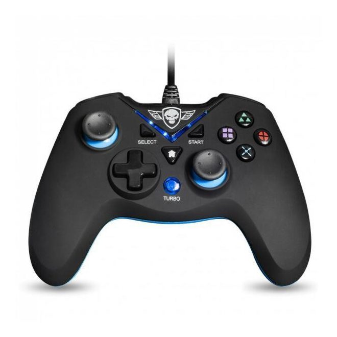Spirit of Gamer XGP Wired Blue USB PC és PS3 1,8m vezetékes kontroller, gamepad