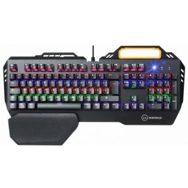   Marwus GK110 RGB világítós magyar kiosztású MECHANIKUS gamer billentyűzet, kék kapcsolók (GK110)