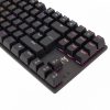 White Shark COMMANDOS RGB világítós magyar kiosztású MECHANIKUS fekete gamer billentyűzet, piros kapcsolók (GK-2106B/R-HU)
