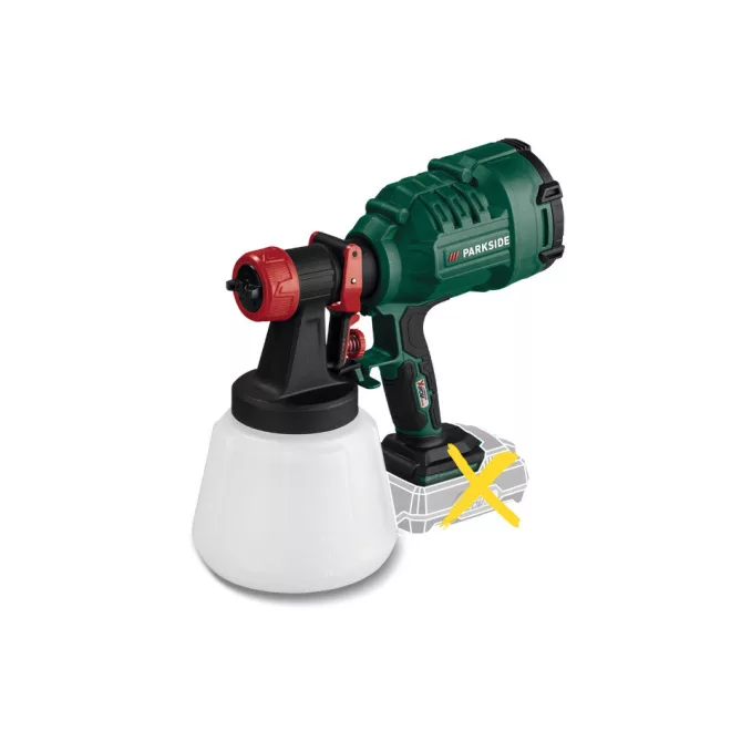 PARKSIDE Pistolet à peinture sans fil PFSA 20-Li A1 20 V PARKSIDE Pistolet à peinture sans fil PFSA 20-Li A1 20 V