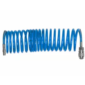   EXTOL® Craft légtömlő spirál kompresszorhoz, 5m, 8 Bar, belső/külső átmérő: 6/8mm, PE, 1/4" gyorscsatlakozóval (99322)