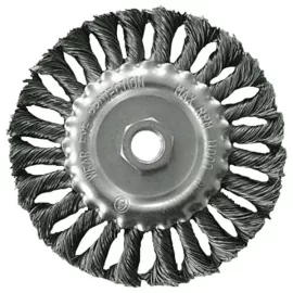   EXTOL® Craft drótcsiszoló körkefe sodort, M14x2 sarokcsiszolóra, 125mm, max. 12500 fordulat percenként (17026)