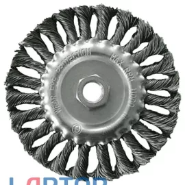   EXTOL® Craft drótcsiszoló körkefe sodort, M14x2 sarokcsiszolóra, 115mm, max. 11000 fordulat percenként (17025)