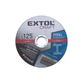   EXTOL® Craft vágókorong acélhoz | Flex korong | 125x1x22.2mm, max 12200 fordulat percenként (106902)