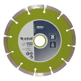   EXTOL® Craft gyémántvágó szegmenses, 115x22.2mm, max 13300 fordulat percenként (108611)