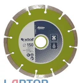   EXTOL® Craft gyémántvágó szegmenses, 125x22.2mm, max 12250 fordulat percenként (108612)
