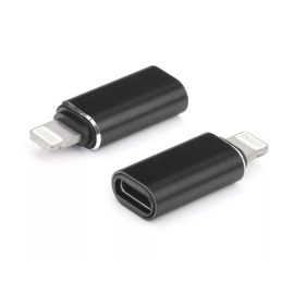   USB-C (Type-C) to Lightning OTG (On-the-Go) , átalakító fekete