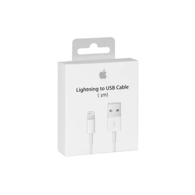 Apple gyári Lightning to USB adat, töltőkábel 1m, fehér (A1480) (MD818ZM/A)