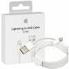 Apple gyári Lightning to USB adat, töltőkábel 2m, fehér (MD819ZM/AM)