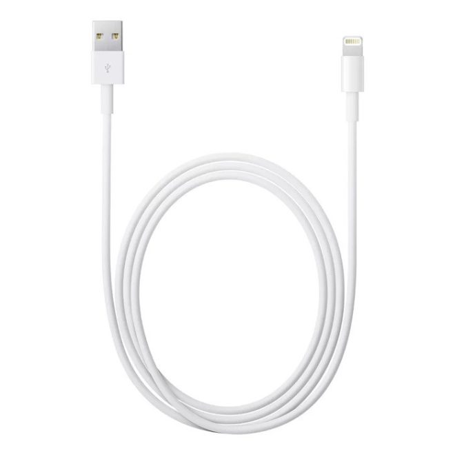 Apple iPhone-hoz, iPad 2m, USB to Lightning adat és töltő kábel (MD819ZM/AM)