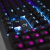 White Shark LEGIONNAIRE Rainbow LED világítós mechanikus fém (blue switch) angol kiosztású fekete gamer billentyűzet (WS GK-1926)