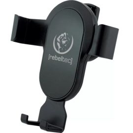  Rebeltec M50 Univerzális Autós szellőzőre rögzíthető telefon tartó | 55 - 85mm széles telefonhoz |  360 fokban forgatható | Fekete (M50)