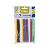 EXTOL® Craft 12db Színes Ragasztóstift, Ragasztórúd, 100 x 7,2 mm, Melegragasztó pisztolyhoz (9908)
