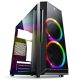 Spirit of Gamer Számítógépház - Deathmatch 3 RGB (Fekete, Ablakos, 2x12cm Ventilátor, mATX, ITX, 1xUSB3.0, 2xUSB2.0) (6001RA)