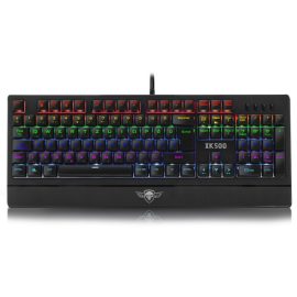   Spirit of Gamer XPERT K500 RGB világítós magyar kiosztású MECHANIKUS gamer billentyűzet, barna kapcsolók (CLA-XK500)