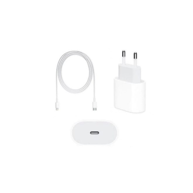 Apple iPhone-hoz 20W Gyors Töltő + Kábel (Lightning to USB-C) (A1692)