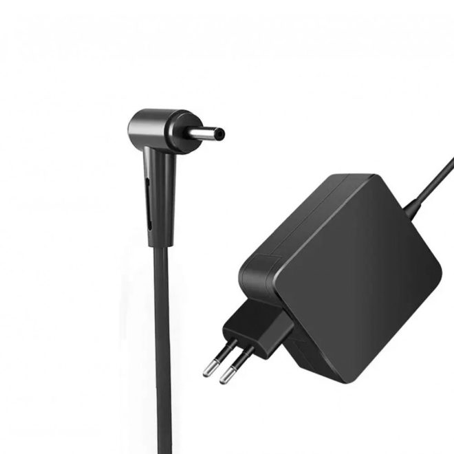 Asus 19V 3.42A 65W helyettesítő töltő, fali csatlakozóval (csatlakozó átmérő: 4mm/1,35mm)