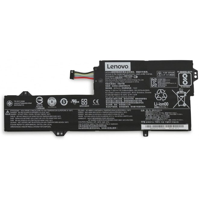 Lenovo IdeaPad 320S-13IKB Laptop Akkumulátor, gyári új, 3 cellás (3100mAh)
