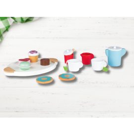   Playtive 17 részes teáskészlet, fajáték gyerekeknek (100336806002)