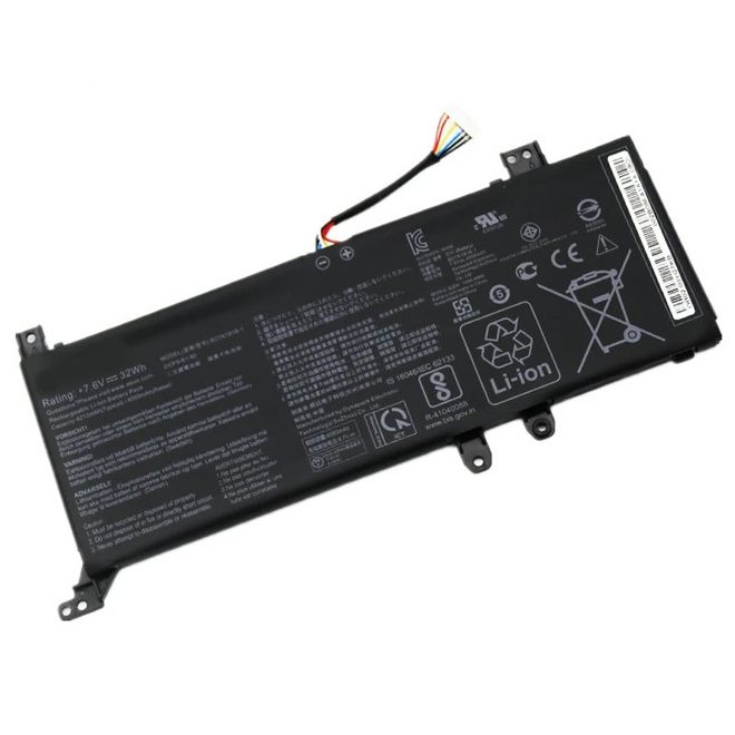 Asus X512 X512UA Laptop Akkumulátor, új, gyárival megegyező minőségű helyettesítő, 2 cellás (4050mAh)