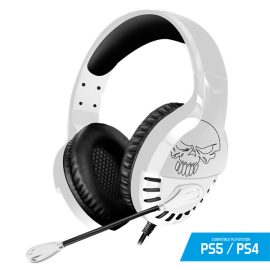   Spirit of Gamer PRO H3 Gamer Fejhallgató, PS4/PS5 kompatibilis, Fehér, Headset Mikrofonnal (MIC-PH3PS5)