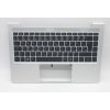 HP ProBook 440 G9 MAGYAR ezüst szürke háttérvilágításos laptop billentyűzet modul (N01287-211)
