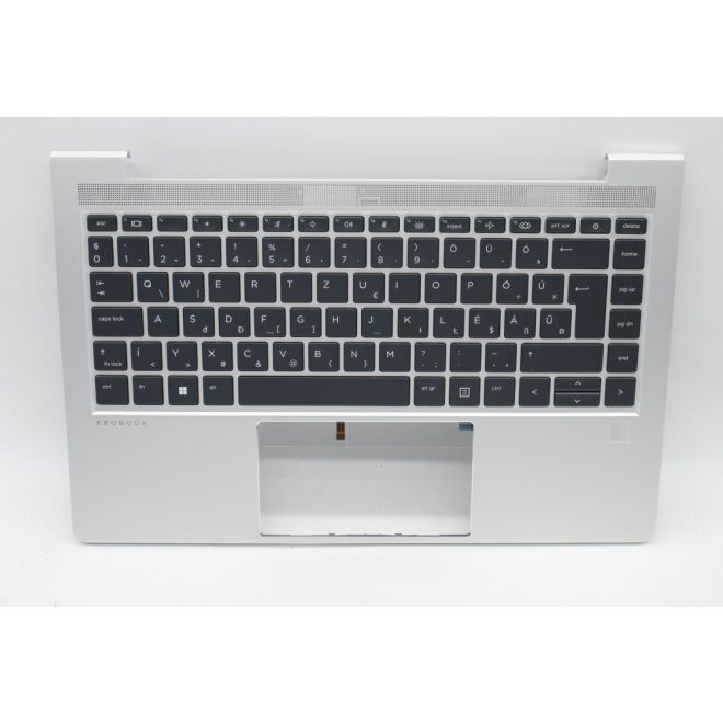 HP ProBook 440 G9 MAGYAR ezüst szürke háttérvilágításos laptop billentyűzet modul (N01287-211)