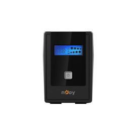   NJOY Szünetmentes Tápegység Akkumulátorral 650VA - Cadu 650 (2 Schuko, line-interaktív, USB menedzsment, RJ11/45 vonalvédelem(1Gb/s), fekete) UPCMTLS665TCAAZ01B