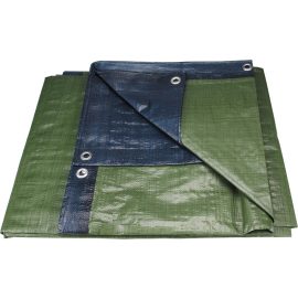   EXTOL® PRÉMIUM takaróponyva, vízálló, 2x8m névleges méret, valós méret 1,85m x 7,8m, PE, STANDARD, lefűző lyukakkal (14109)