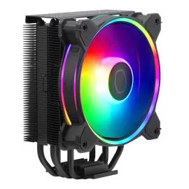   COOLER MASTER CPU hűtő HYPER 212 HALO BLACK ARGB, LGA1700 támogatással, fekete (RR-S4KK-20PA-R1)