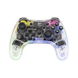   White Shark LEGION GPW-8039 RGB Vezeték Nélküli Kontroller, Android/iOS/N-Switch/Win PC/PS4/PS3 Digitális Wireless BlueTooth Gamepad, Átlátszó (GPW-8039)