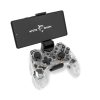 White Shark LEGION GPW-8039 RGB Vezeték Nélküli Kontroller, Android/iOS/N-Switch/Win PC/PS4/PS3 Digitális Wireless BlueTooth Gamepad, Átlátszó (GPW-8039)