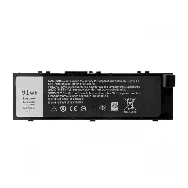 Dell Precision 7520 Laptop akkumulátor, új, gyárival megegyező minőségű helyettesítő, 6 cellás (7950mAh)