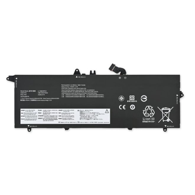 Lenovo ThinkPad T14s Gen 1 Laptop akkumulátor, új, gyárival megegyező minőségű helyettesítő, 3 cellás (4950mAh)
