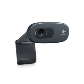   Logitech C270 webkamera (960-001063) – HD 720p felbontás, 3 megapixeles érzékelő, beépített mikrofon és univerzális csipesz. Tökéletes videóhívásokhoz, online meetingekhez és otthoni használatra