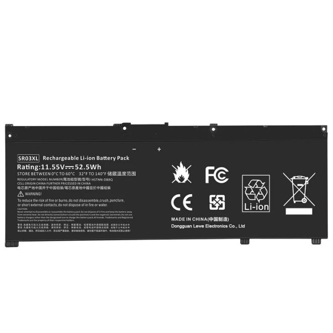 HP Omen 15-AX200 Laptop Akkumulátor, új, gyárival megegyező minőségű helyettesítő, 3 cellás (4300mAh)