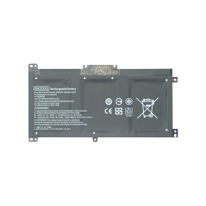 HP Pavilion x360 14-ba0 helyettesítő új 3 cellás 3400mAh akkumulátor (BK03XL, HSTNN-LB7S)