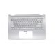 HP Pavilion X360 14T-BA0, 14-BA0, 14-BA1 sorozathoz gyári új matricával magyarított ezüst, háttér-világításos billentyűzet modul (924115-BA1)