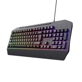  Trust GXT 836 Evocx RGB LED gamer billentyűzet, magyar kiosztás, USB vezetékes (25348)