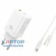 Huawei-hez 65W GaN Gyorstöltő + Kábel USB-C to USB-C (Type-C) 2 méter, Fehér (HW-200325EPO)
