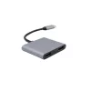 USB-C (Type-C) - 2x HDMI adapter, 4K és Full HD 1080p felbontással - dupla kijelző csatlakoztatásához, éles képminőség és stabil jelátvitel laptophoz és PC-hez