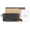 12V autós inverter 200W DC 12V átalakító AC 220V-ra, 2 hálózati csatlakozóval, 2db USB és 1db USB-C porttal, JFIND D0088 (D0088-2, 8300-2)