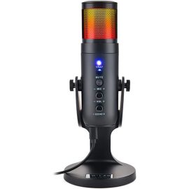   The G-Lab Mikrofon - K-MIC Streaming Pro NATRIUM Microphone, PC/MAC/PlayStation (USB csatlakozó, fekete)