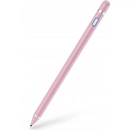   Univerzális érintő toll, érintőceruza, műanyag, (Bármilyen kapacitív kijelzőhöz), Active Stylus Pen, Pink - Rózsaszín
