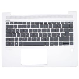   HP ProBook 440 G7 MAGYAR ezüst szürke háttérvilágításos laptop billentyűzet modul (L65224-211)