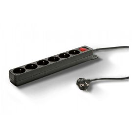   PARKSIDE® Hálózati Elosztó, 6db Schuko hálózati alzat, max terhelhetőség 3680W (16A), kapcsolóval és 1,5m kábellel