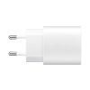 Samsung Galaxy-hoz 25W Gyors Töltő USB-C, Fehér (EP-TA800NWEGEU)