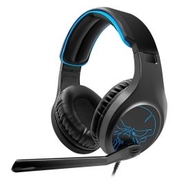   Spirit of Gamer ELITE H20 Gamer Fejhallgató, Fekete-kék, Headset Mikrofonnal, PC, PS4, Nintendo Switch, XBOX ONE (MIC-EH20)